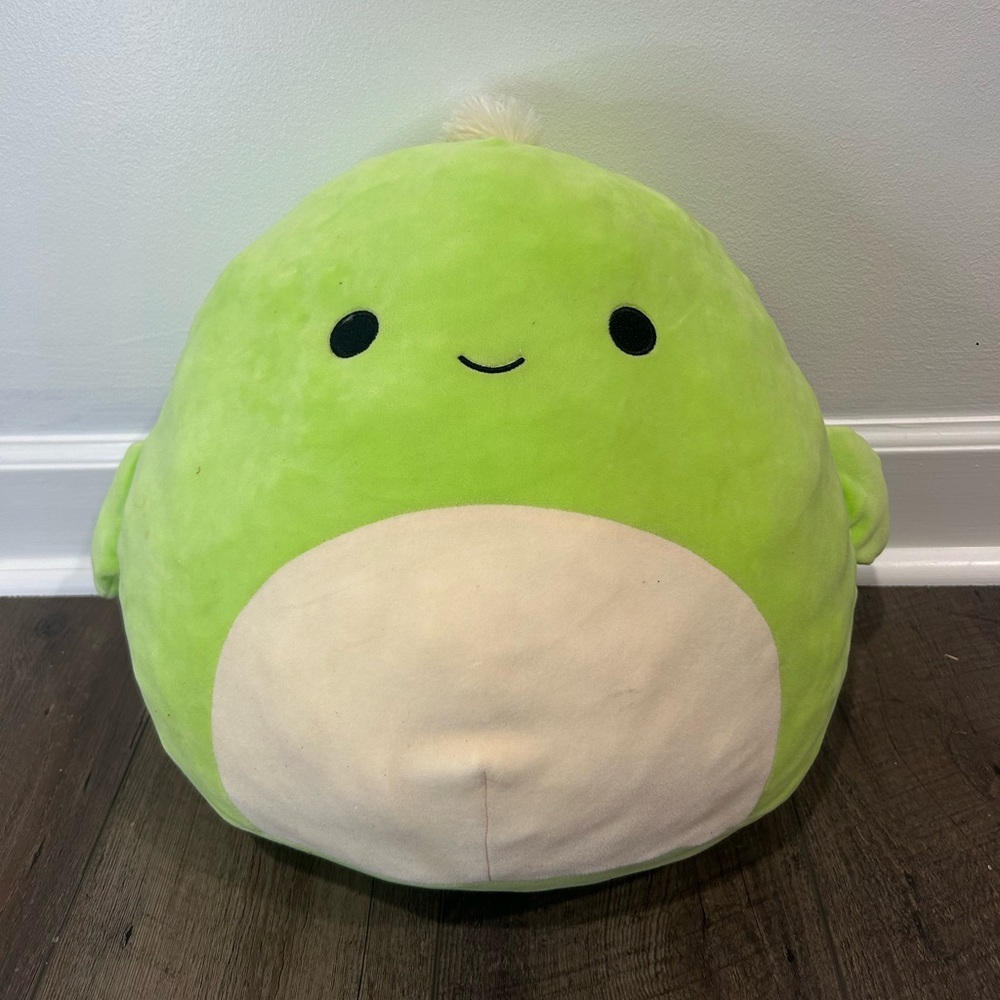 Squishmallow Rare 2021 16" Antoni Tie Dye Green Turtle Soft Plush Toy